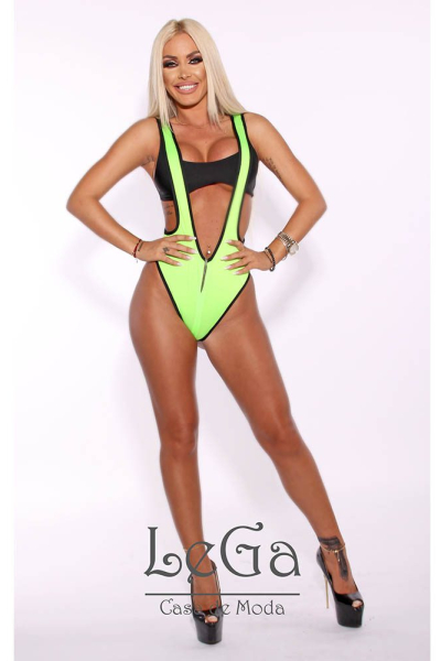 Costum de baie 2 pieces Neon